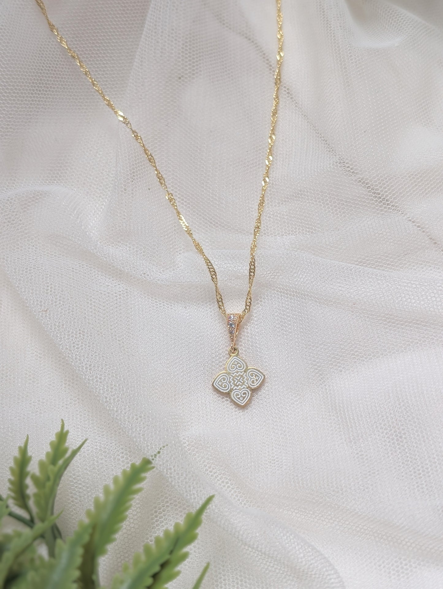 Hmong Clover Necklace