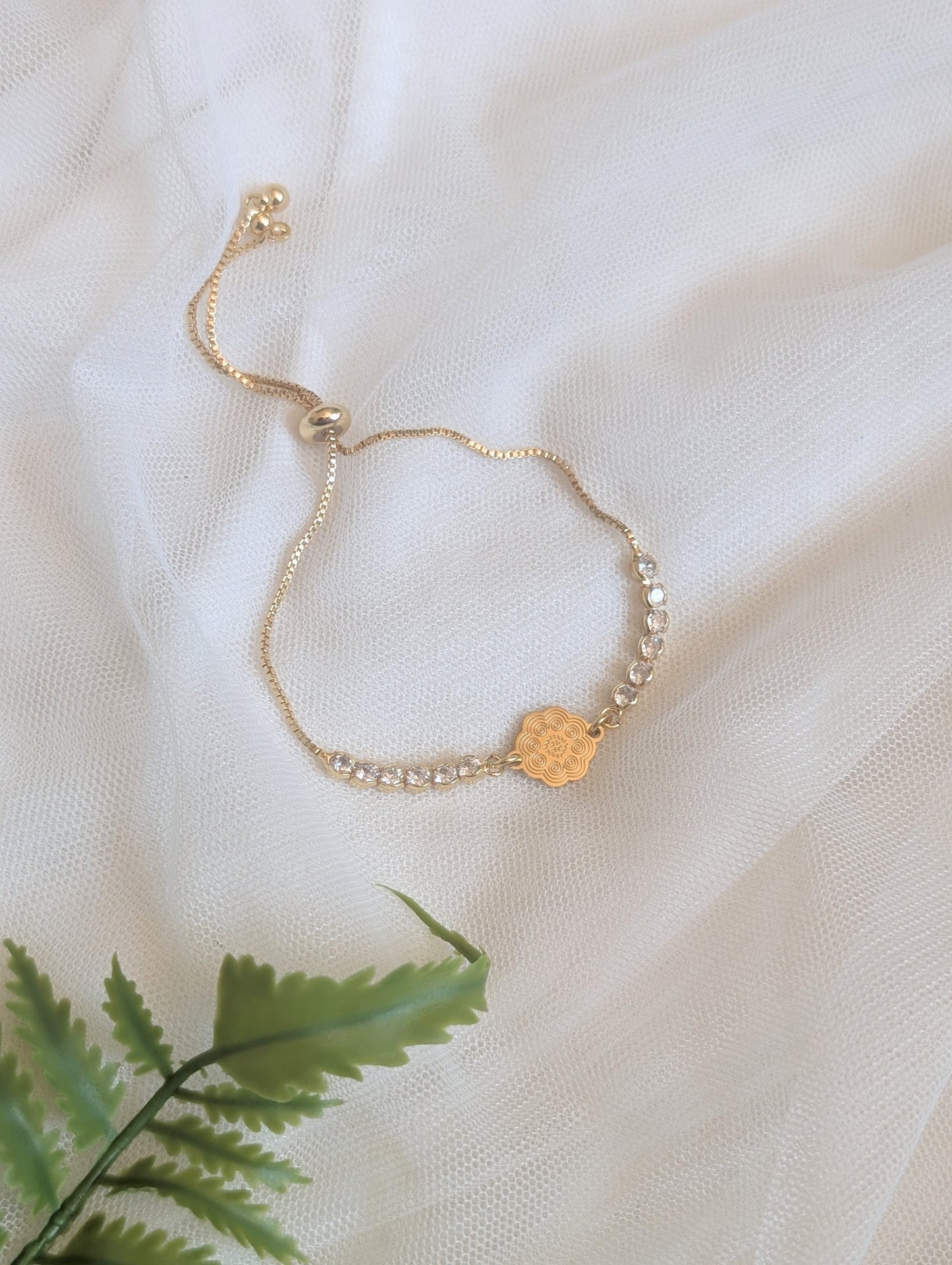 Micro Elephant Simple CZ Bracelet