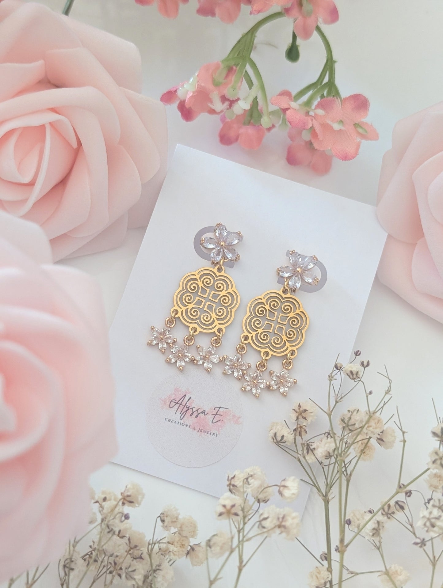 Enchanted Petal Drops Earrings