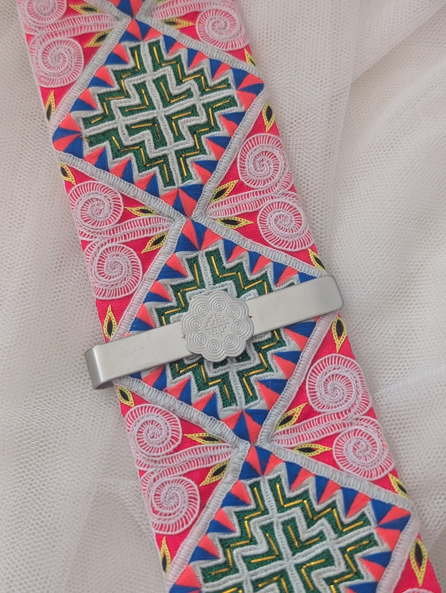 Silver Elephant Foot Men's Tie Clip
