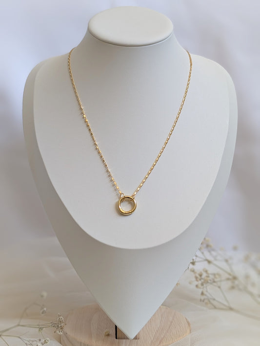 Simple Chain Charm Collector Necklace