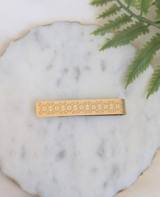Hmong Men's Tie Clip