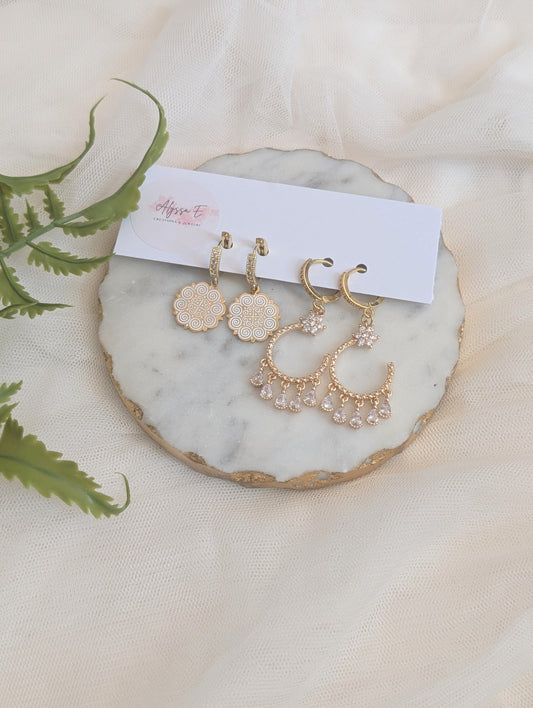 Ever After Dreamcatcher Huggie Earrings Bundle
