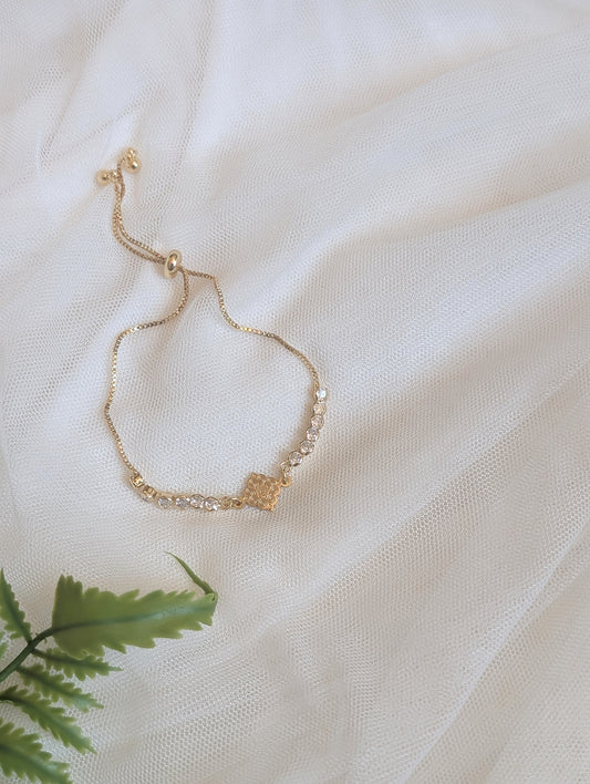 Micro Diamond Simple CZ Bracelet