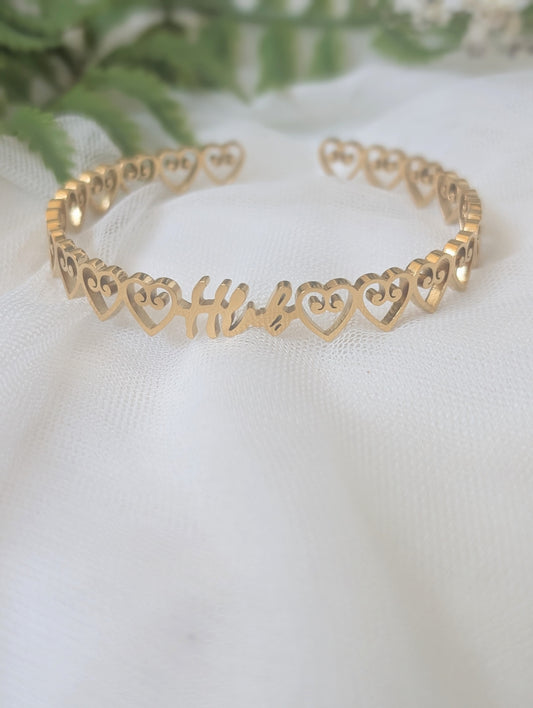 Hlub Love Heart Bangle