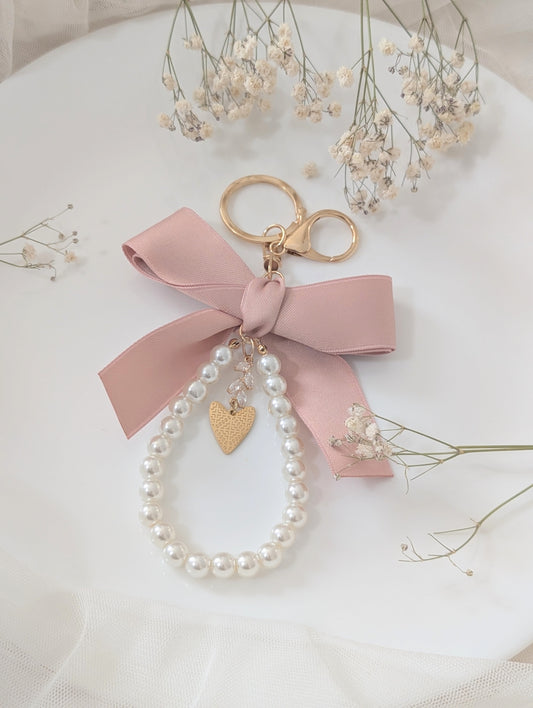 Pink Luv Keychain Bag Charm
