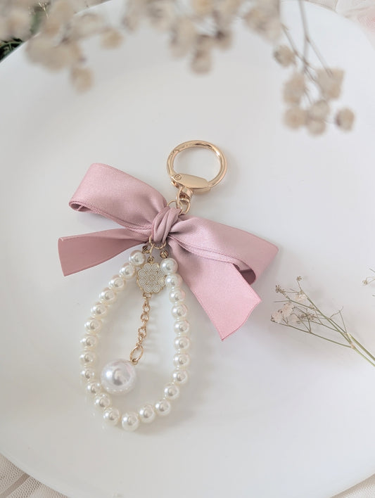 Pink Sweetheart Keychain Bag Charm