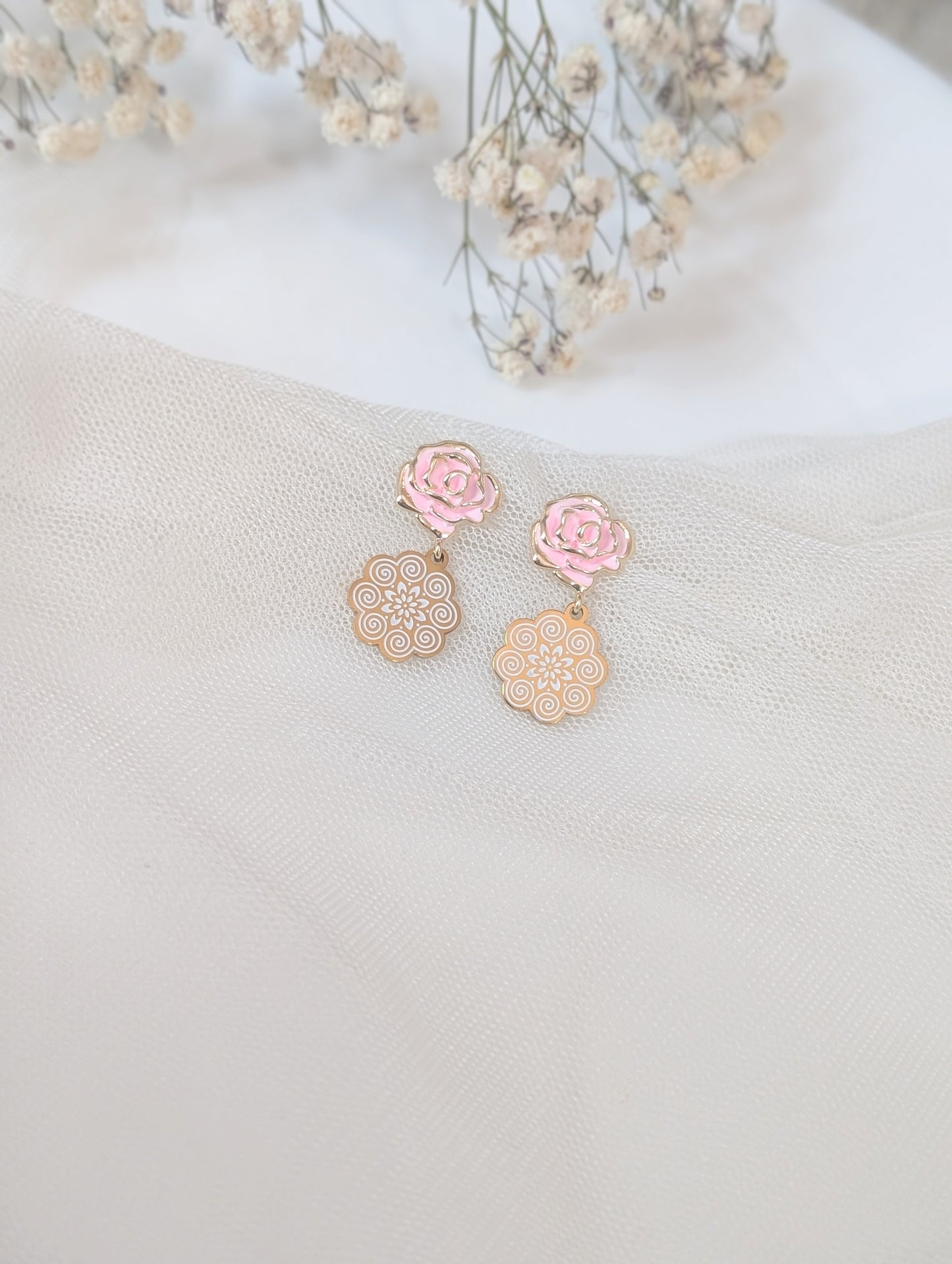 Wild Rose Earrings