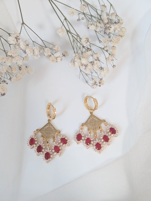 Red Heat Earrings