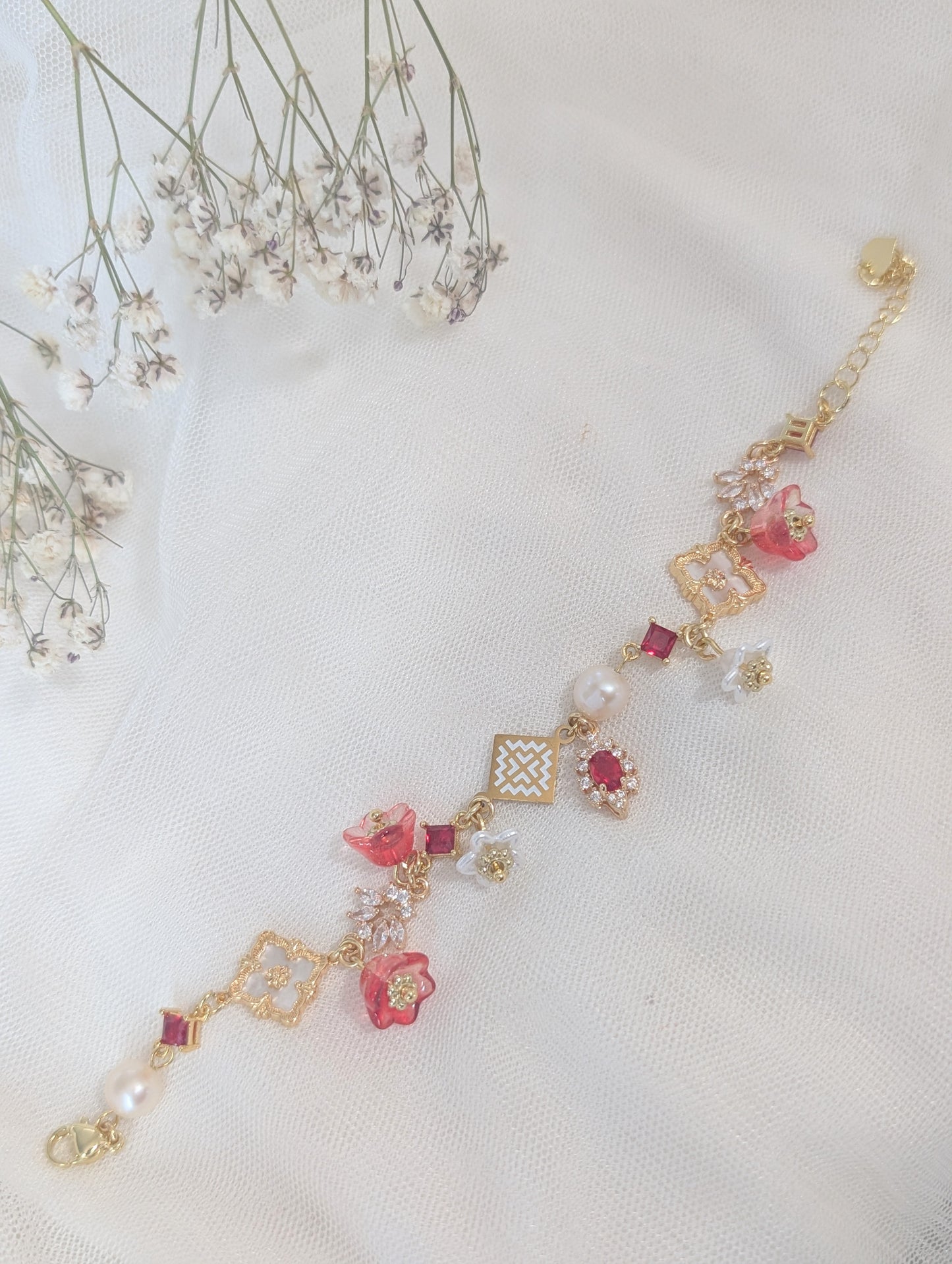 Forever Yours Floral Bracelet