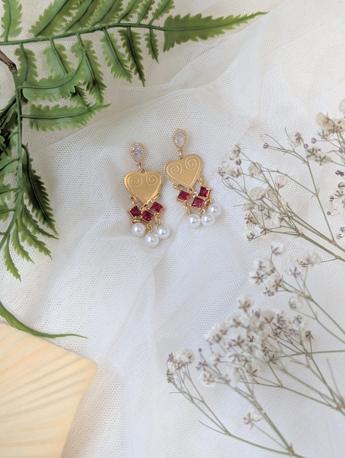 Red Promise Earrings