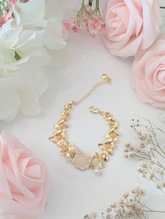 Golden Hour Floral Bracelet