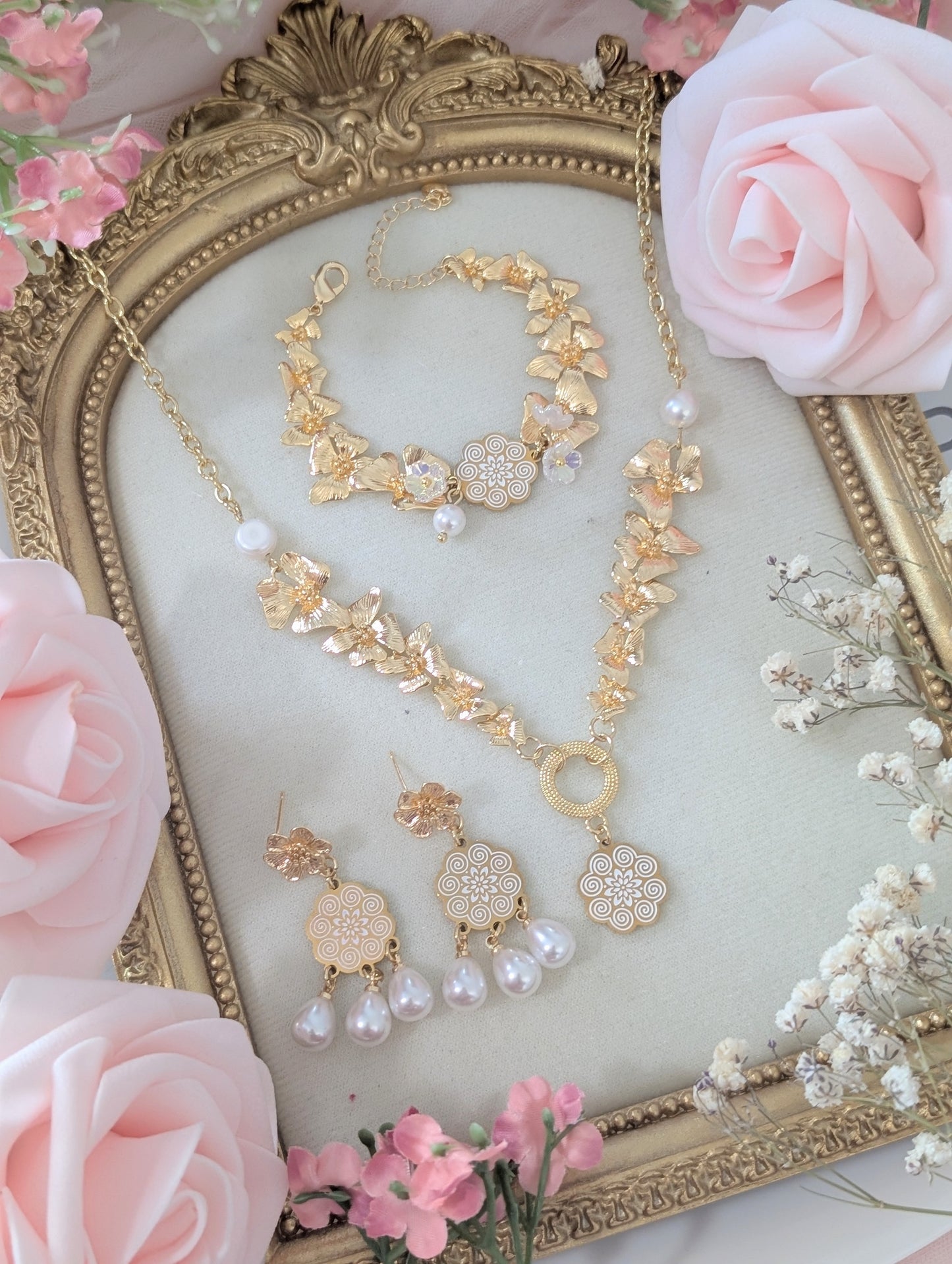 Golden Hour Floral Bracelet