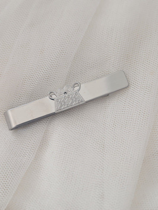 Silver Phiaj Men's Tie Clip
