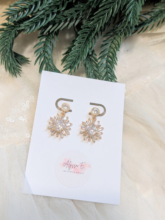 Snow Queen Drop Earrings