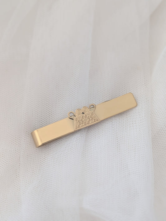 Gold Phiaj Men's Tie Clip