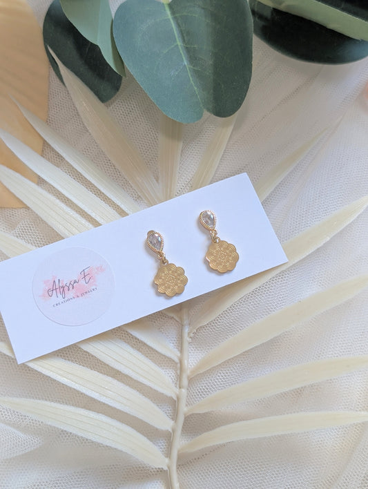 Dainty Micro Timeless CZ Earrings