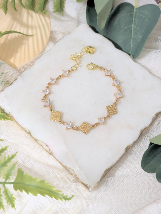 Diamond Crystal Pulse Bracelet