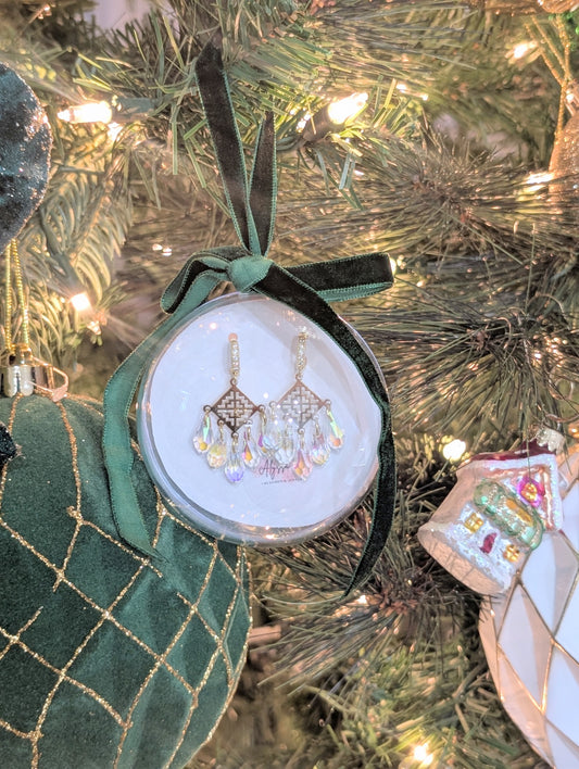 Holiday Halo Ornament Earrings
