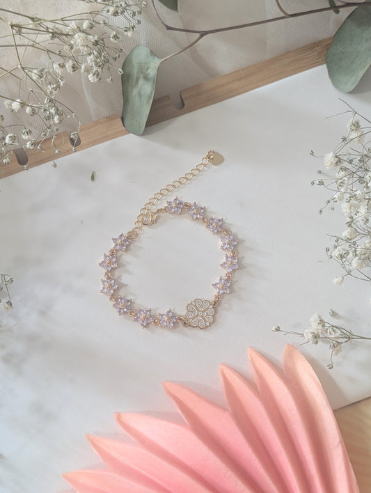 Lilac Flower Bracelet