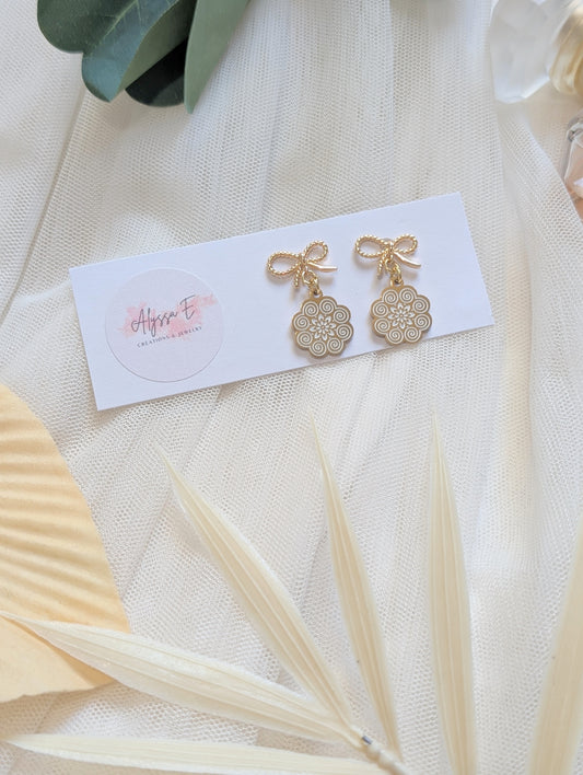 Twisted Bow Earrings