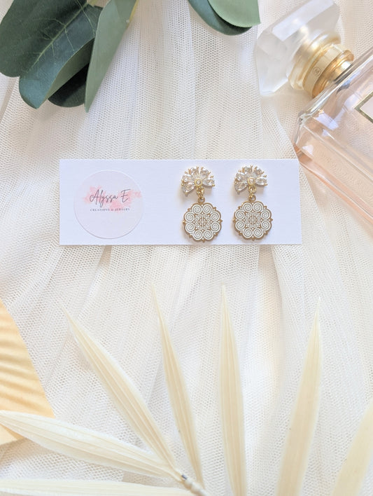 Crystal Veil Earrings